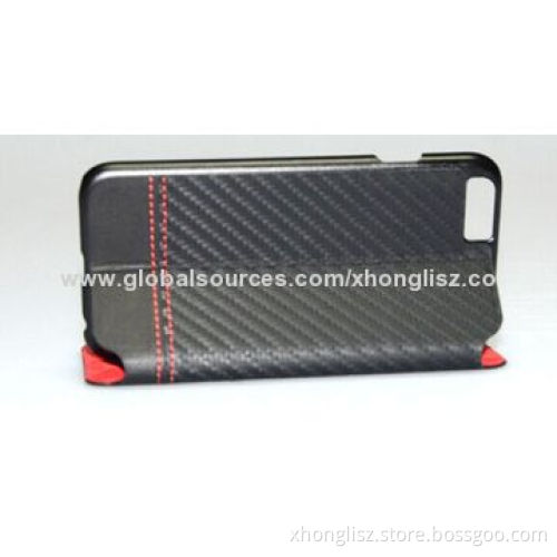 Simple Fashionable Design Stand Leather Case for iPhone 6 with Card Holder, OEM Logos WelcomedNew